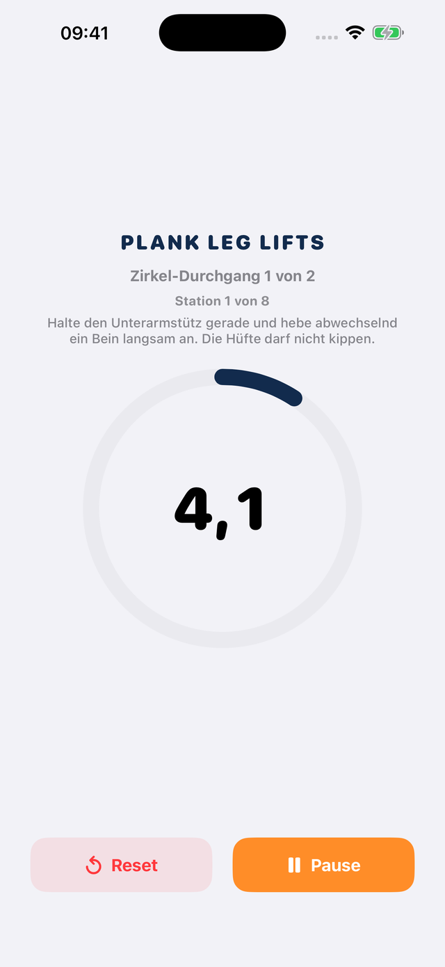 Live Zirkel-Timer